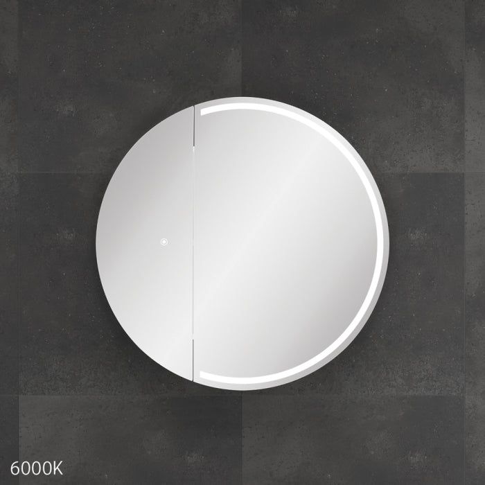 Fienza Round Split LED Mirror Cabinet image 2