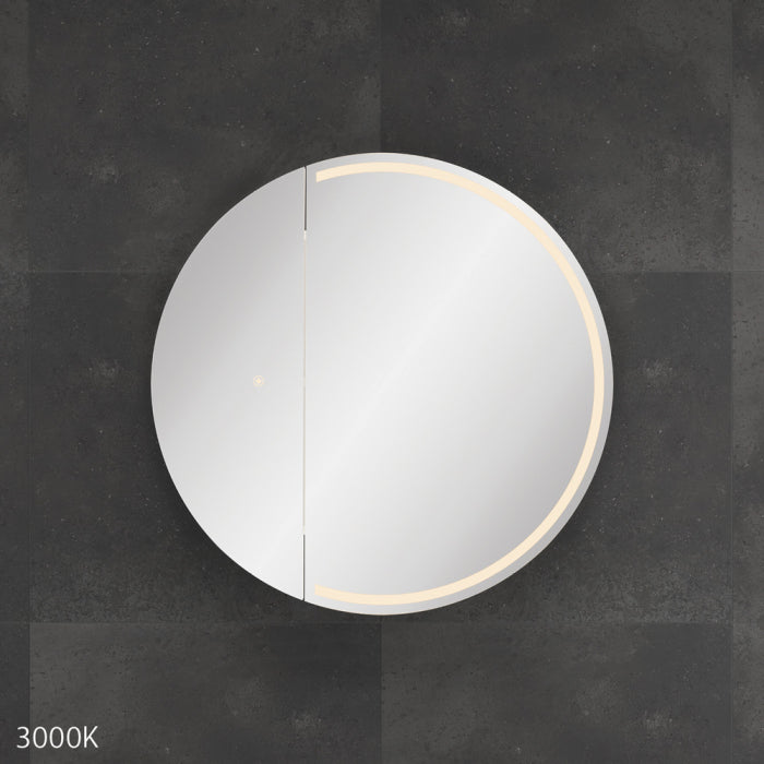 Fienza Round Split LED Mirror Cabinet image 4
