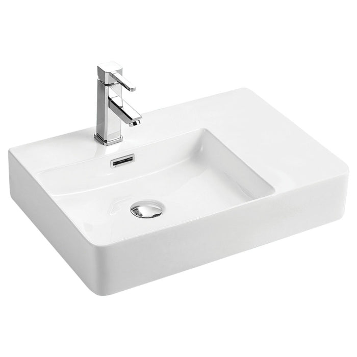 Fienza Petra Left-Hand Wall Basin - Left Drawer