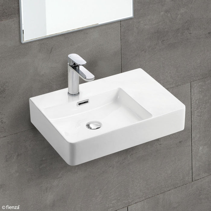 Fienza Petra Left-Hand Wall Basin - Left Drawer image 2