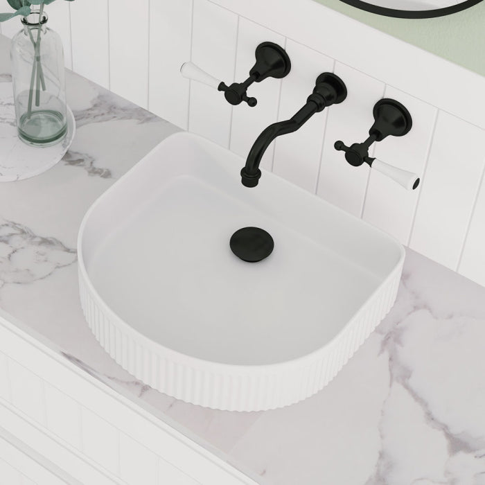 Fienza Eleanor Arch Above Counter Fluted Basin image 4