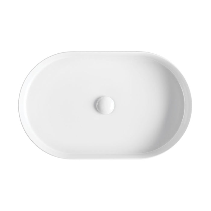 Fienza Eleanor Oval Above Counter Fluted Basin image 2
