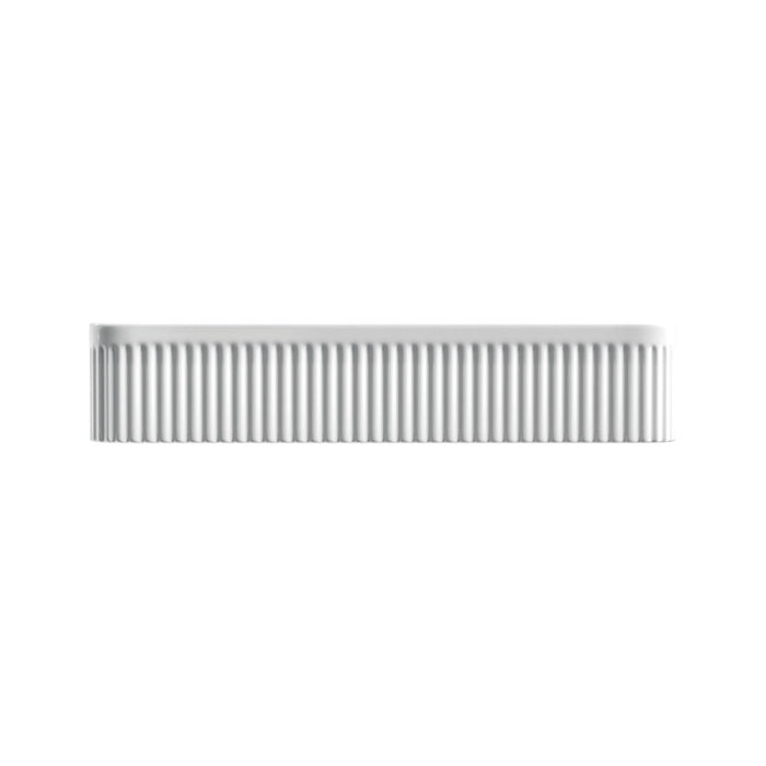 Fienza Eleanor Rectangular Above Counter Fluted Basin image 3