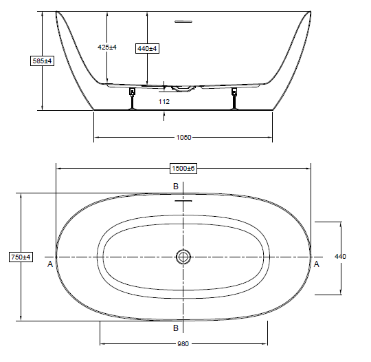 Siena Freestanding Bath