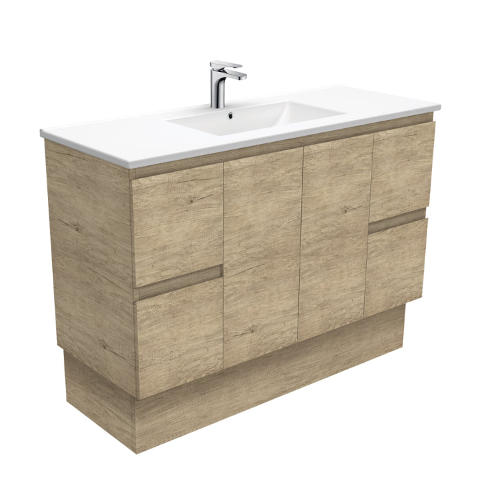 Fienza Edge Vanity On Kickboard 1200mm / Scandi Oak / Dolce