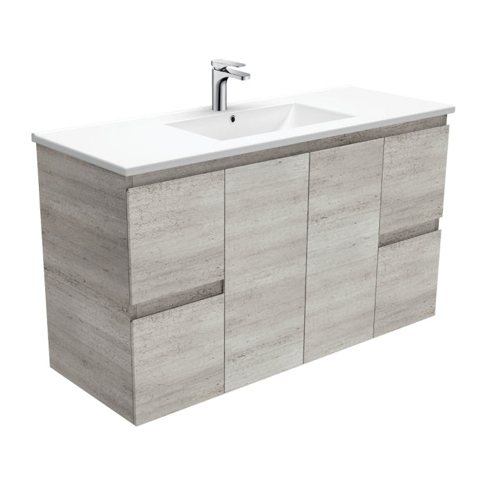 Fienza Edge Wall-Hung Vanity 1200mm / Industrial / Dolce