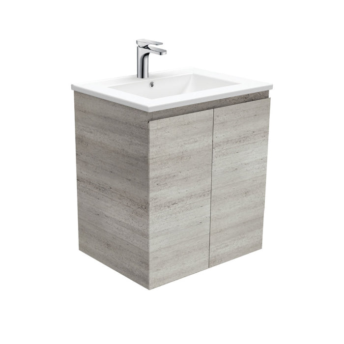 Fienza Edge Wall-Hung Vanity 600mm / Industrial / Dolce