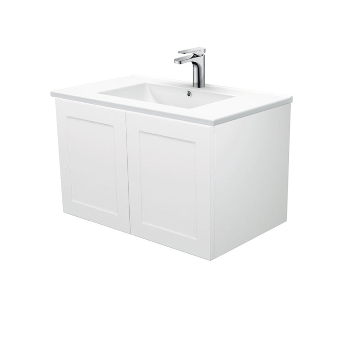 Fienza Mila Wall-Hung Vanity - Right Drawer 750mm / Dolce