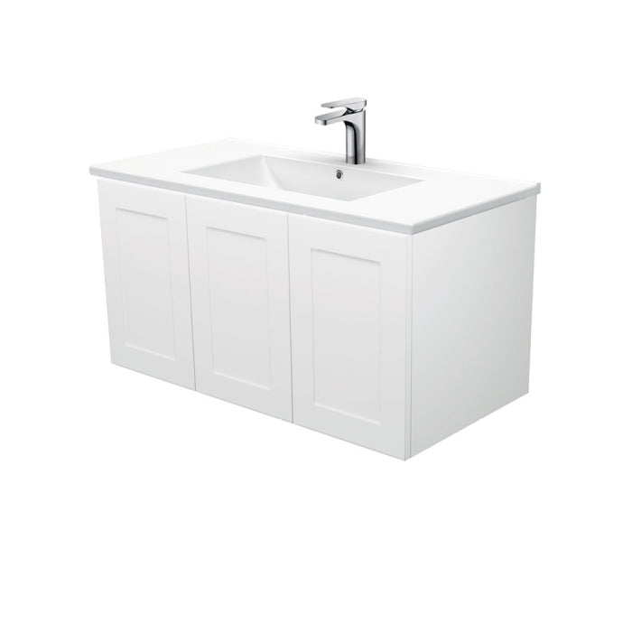 Fienza Mila Wall-Hung Vanity - Right Drawer 900mm / Dolce
