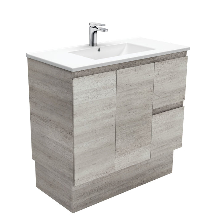 Fienza Edge Vanity On Kickboard 900mm / Industrial / Dolce