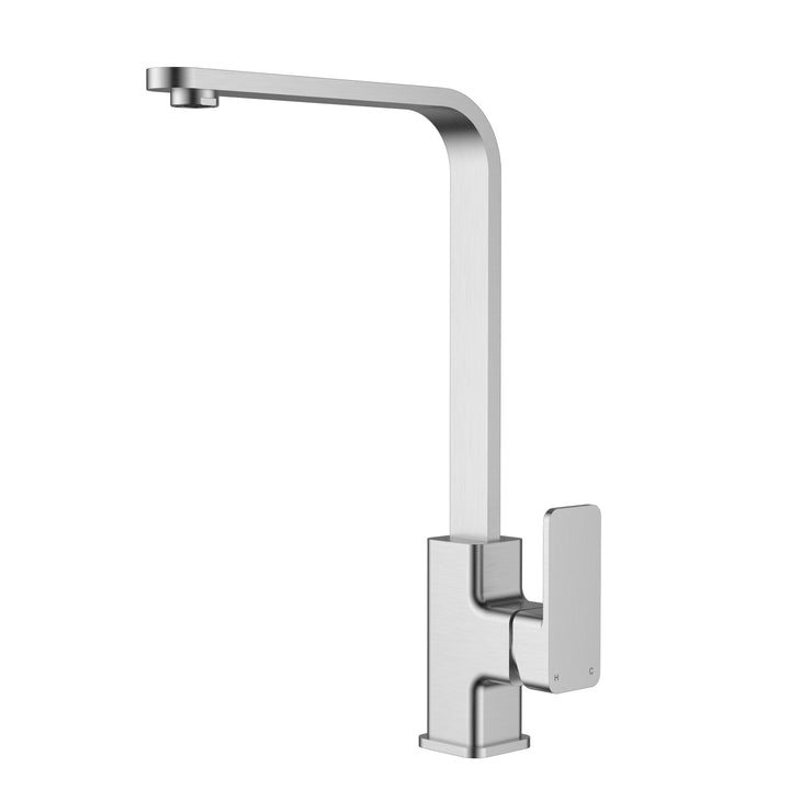 Elegant Swivel Kitchen Mixer Brushed Nickel