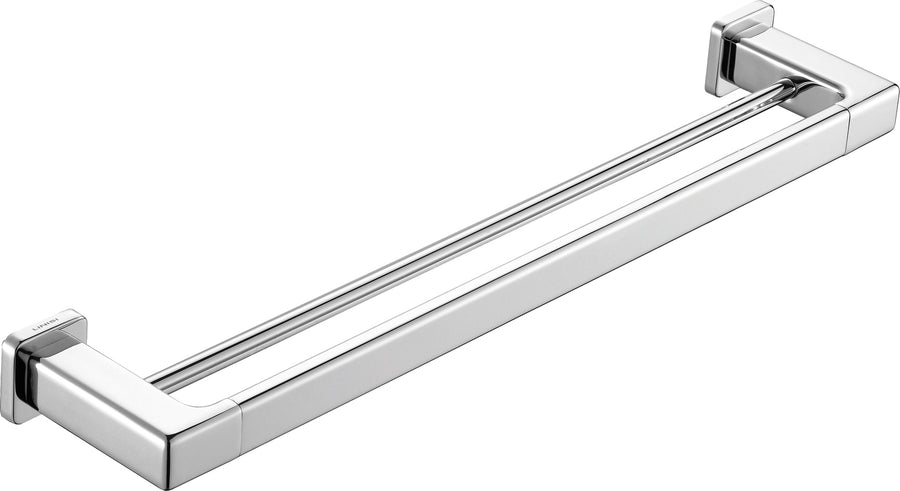 Impressions Flush Double Towel Rail chrome