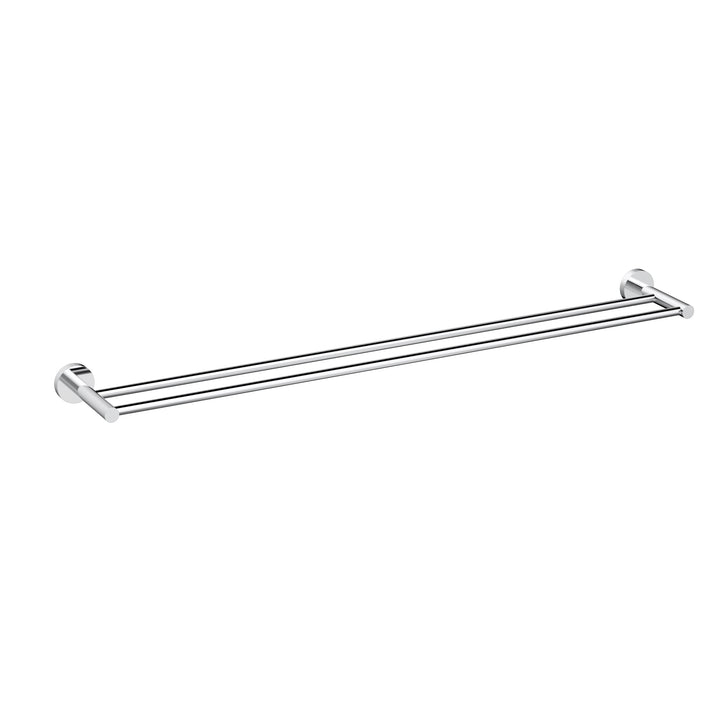 Aria Double Towel Rail 900mm Chrome