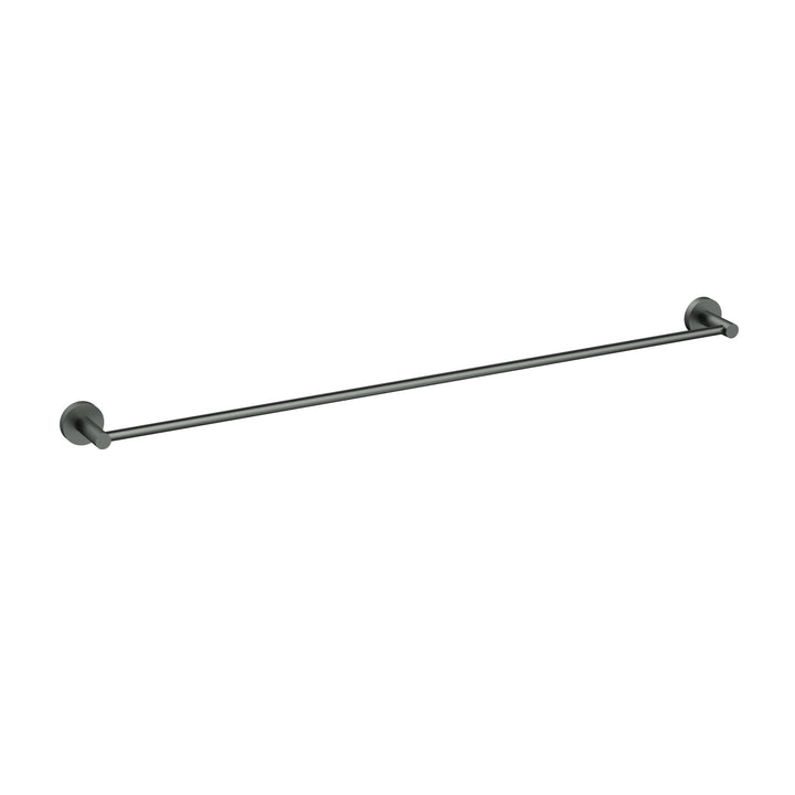 Aria Single Towel Rail 900mm Brushed Gun Metal