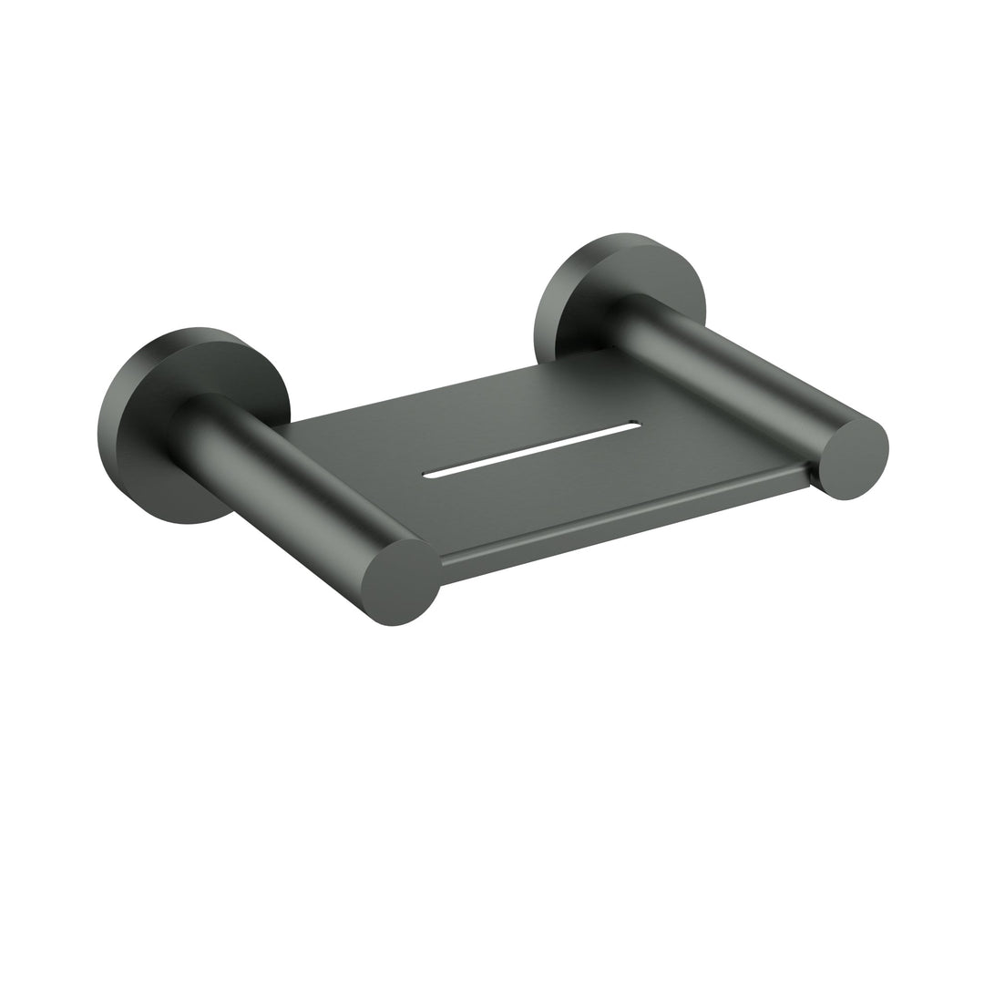 Aria Soap Holder Brushed Gun Metal