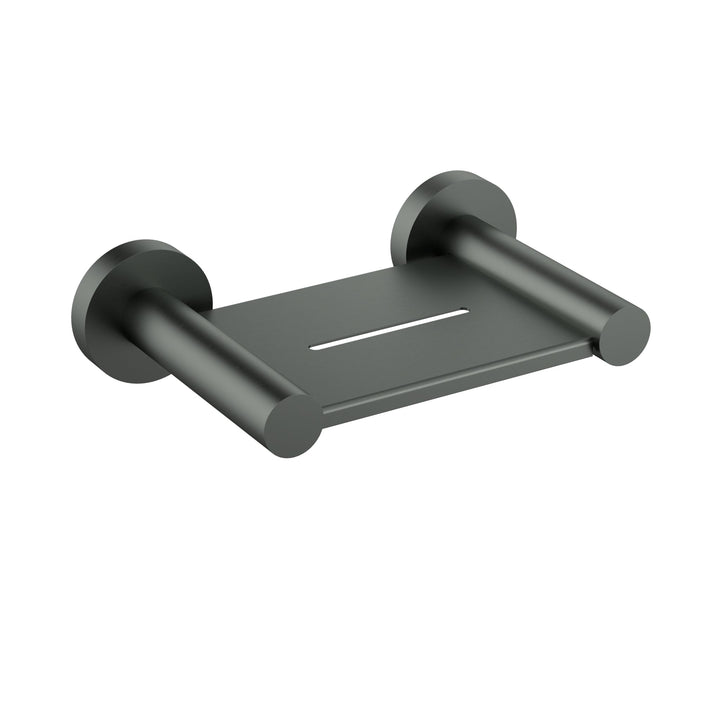 Aria Soap Holder Brushed Gun Metal