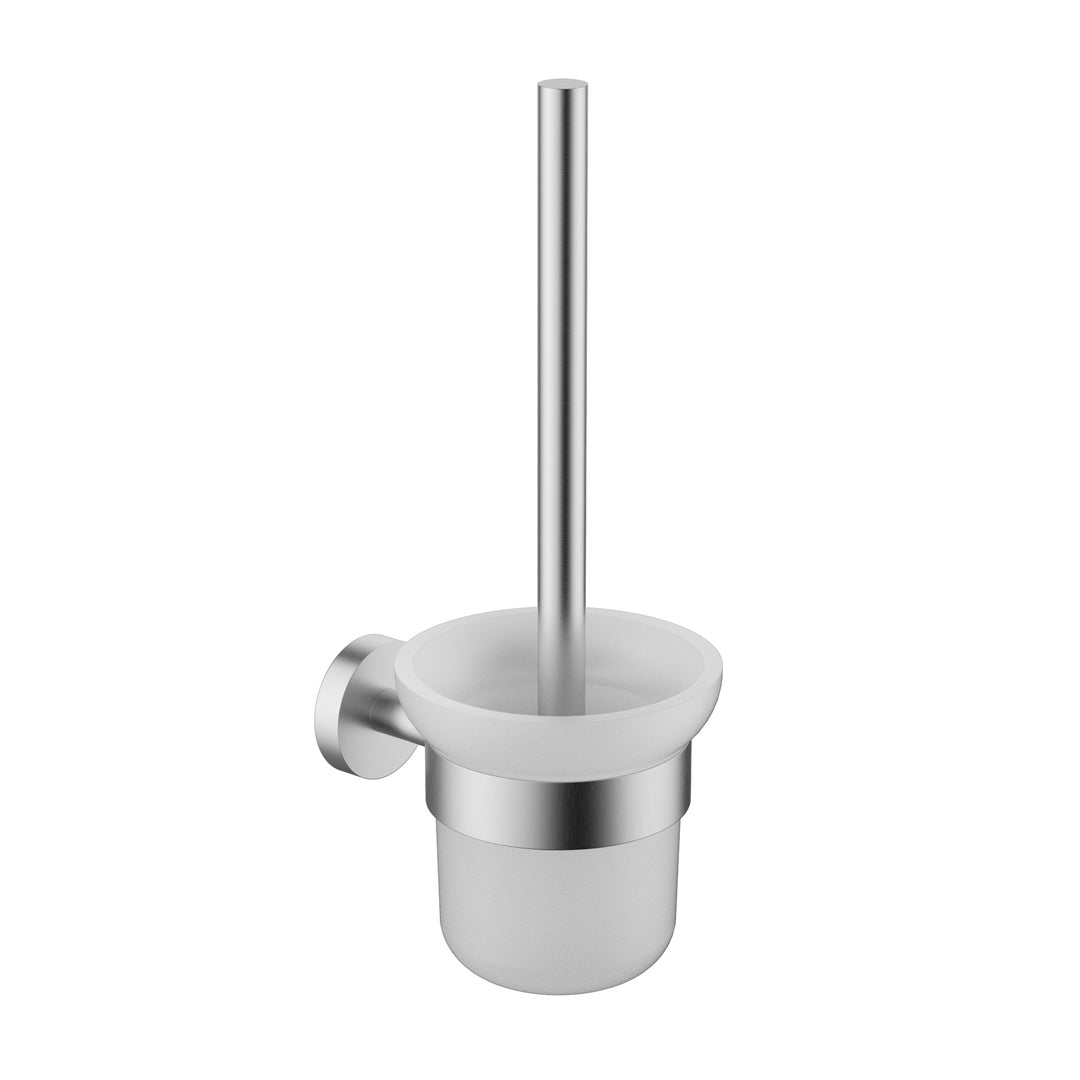 Aria Toilet Brush Holder Brushed Nickel