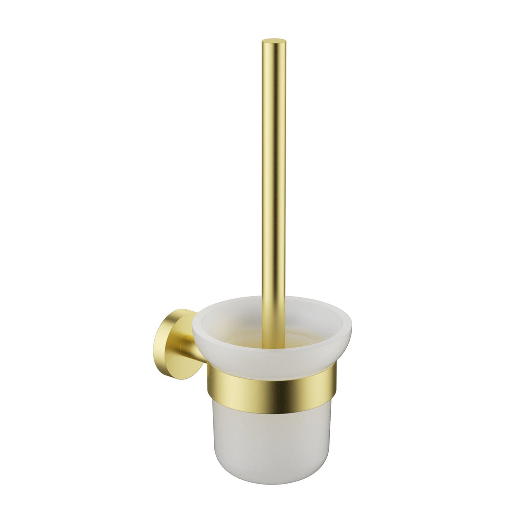 Aria Toilet Brush Holder Light Gold
