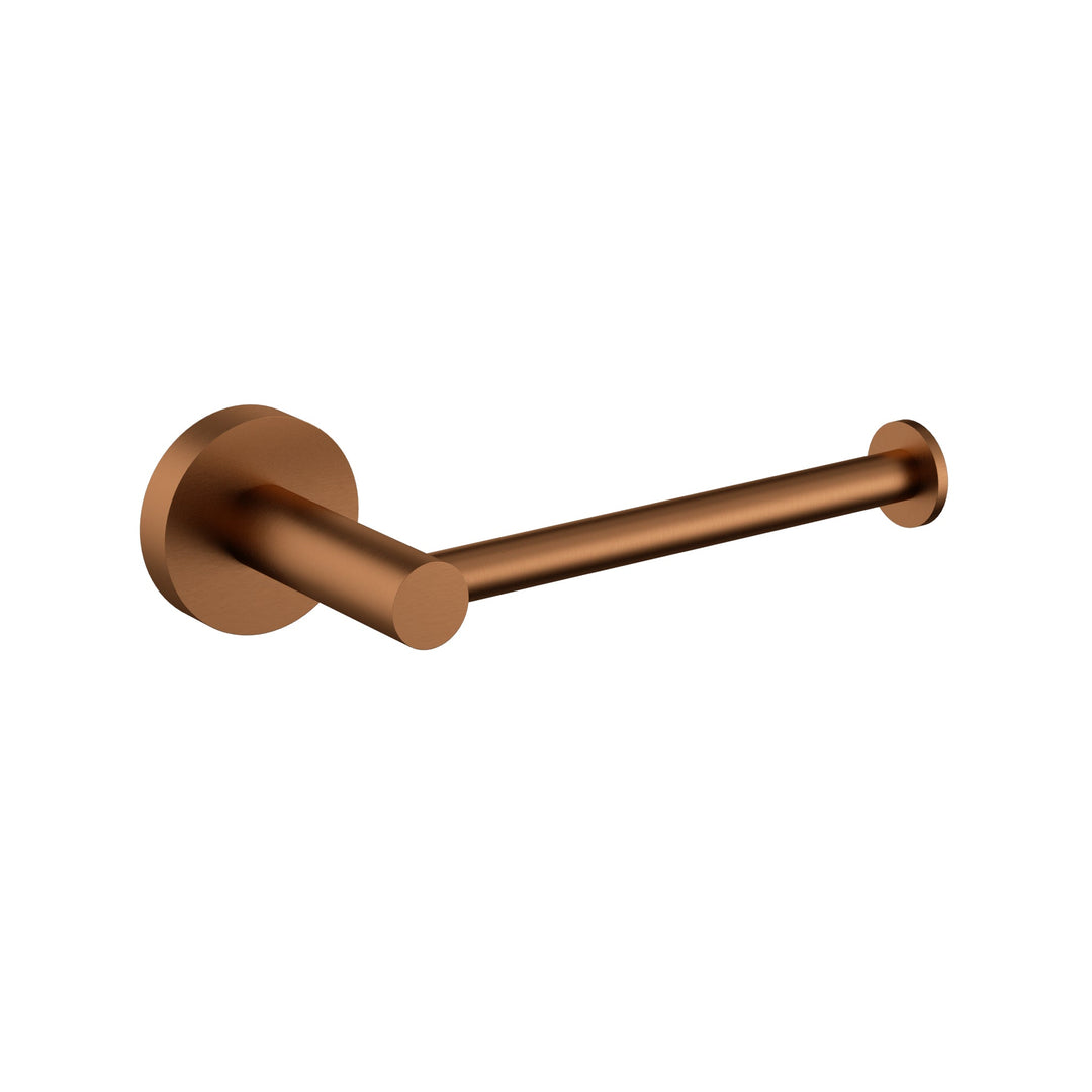 Aria Toilet Roll Holder Brushed Copper