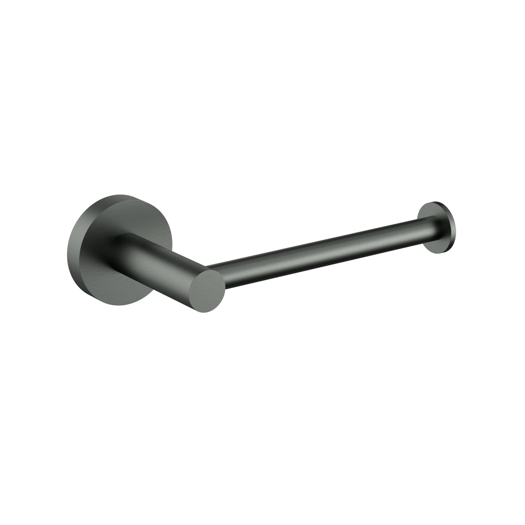 Aria Toilet Roll Holder Brushed Gun Metal