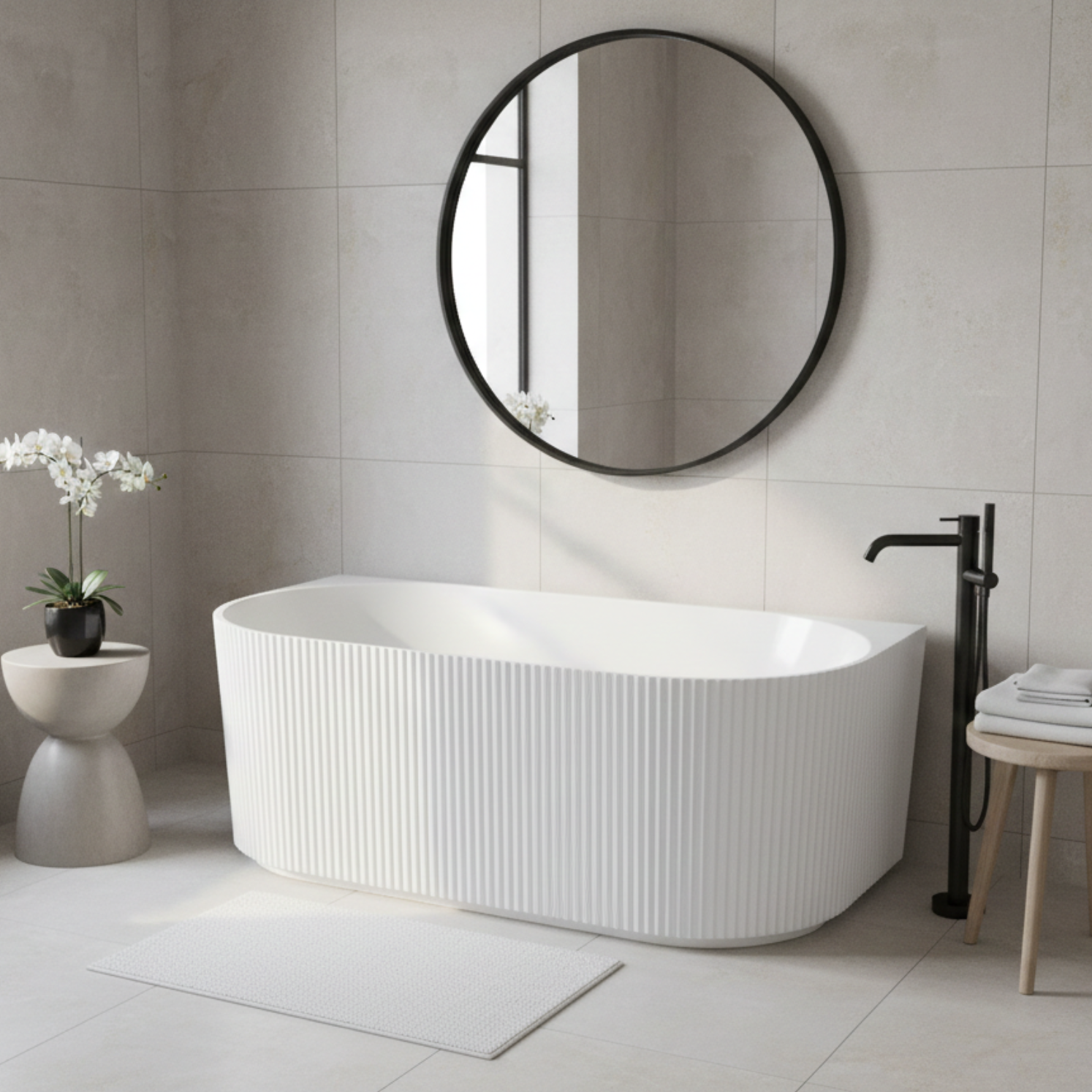 Modern Adelaide bathroom with vanity, basin and tapware
