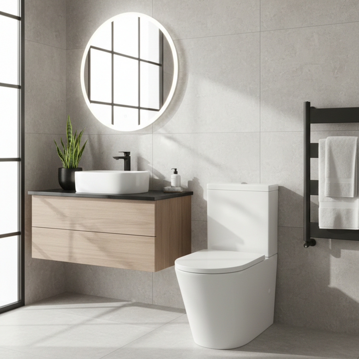 Rimless Back-to-Wall Toilet Suite