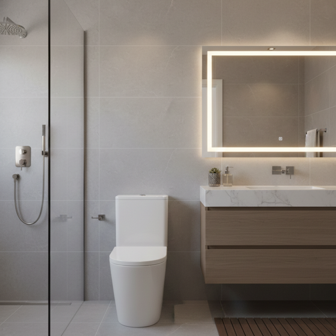Rimless Overheight Back-to-Wall Toilet Suite