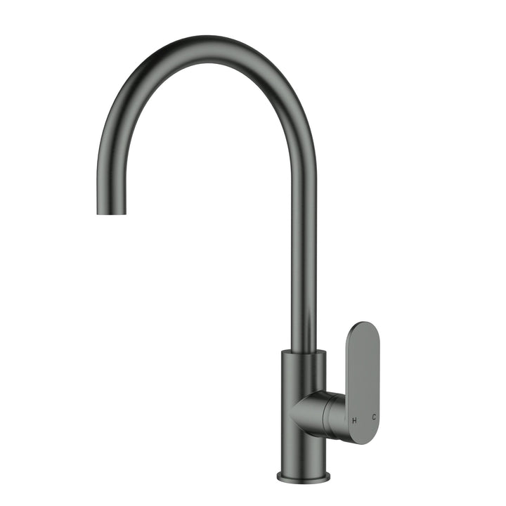 Luca Sink Mixer Brushed Gun Metal