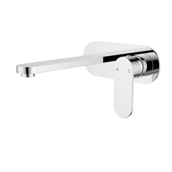 Luca Wall Basin Mixer Chrome