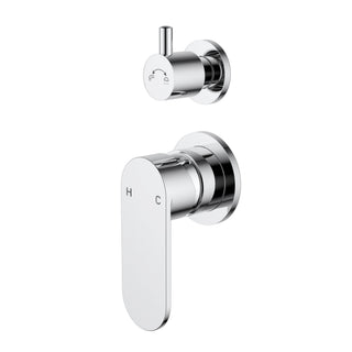 Luca Wall Diverter Mixer Chrome