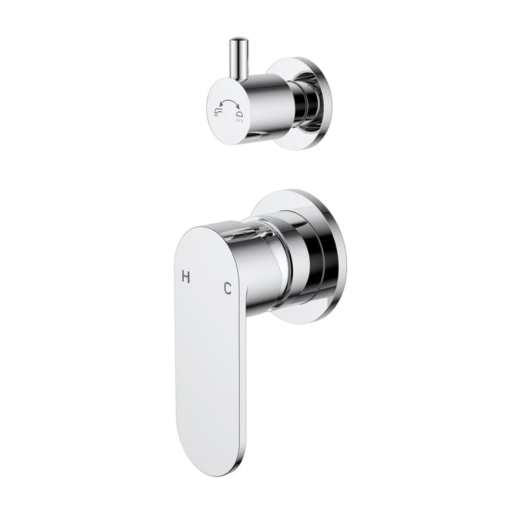 Luca Wall Diverter Mixer Chrome