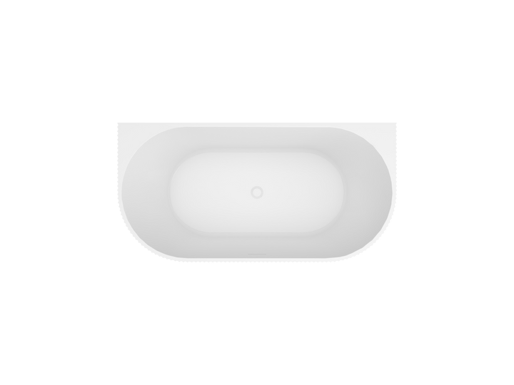 Henley Back to Wall Fluted Bath