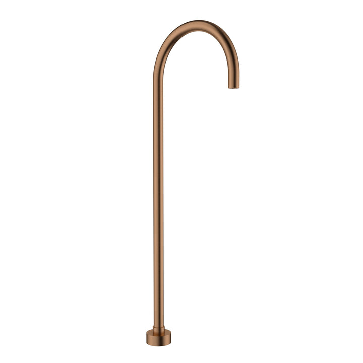 Vico Freestanding Bath Spout Brushed Copper